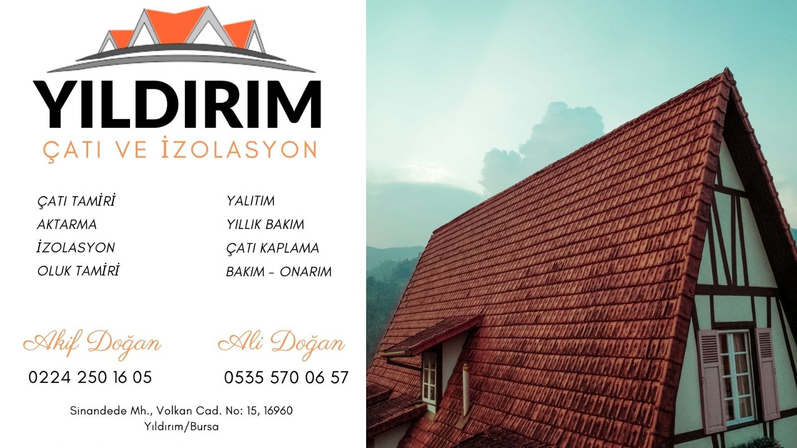 yıldırım çatı firmaları